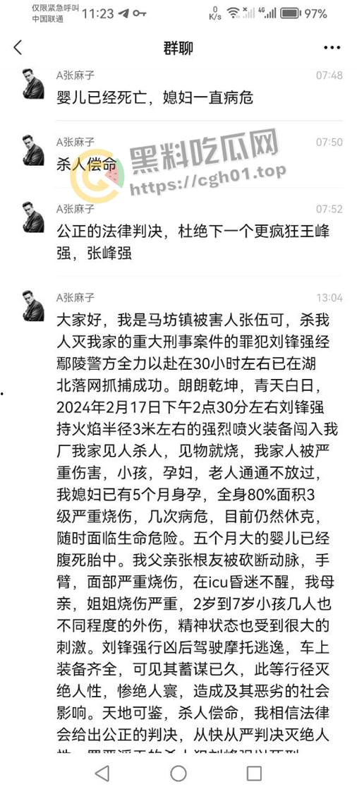 北京马坊镇放火杀人案 犯人【刘峰强】被抓 受害人全身烧烂 手臂被砍 全家老小失去人形 惨不忍睹 血腥慎点-2