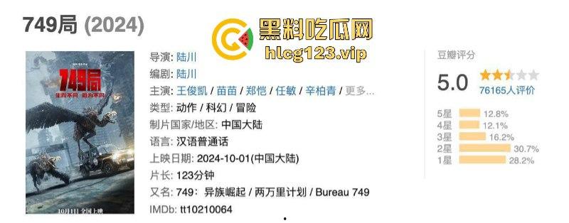 国庆遭诈骗！749局剧情相当炸裂！希望有关部门枪毙【陆川】说好的中国人不骗中国人 竟然在母亲的生日喂全国人民吃答辩！