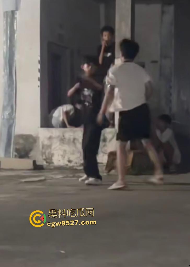 广西百色村里初中生血腥斗殴！白衣男孩一拳打太阳穴，黑衣直接喷血抽搐丧命，还打架吗？摊上大事了！-3