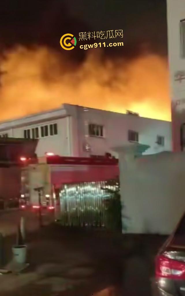 宁波姜山镇顺丰物流仓库惊天大火！高压路奥克斯旁熊熊烈焰，20余辆消防车鏖战一小时勉强控火！-6