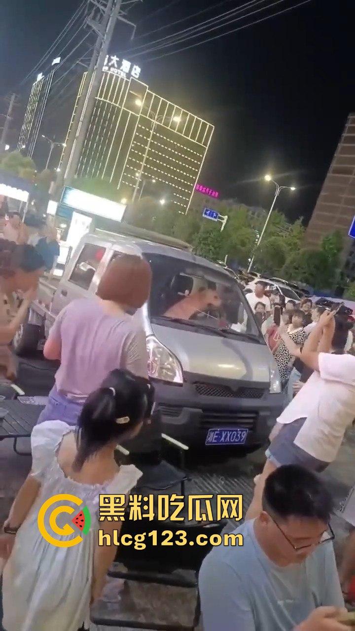 湖南邵东拉布拉多狗司机开倒车撞摊,装无辜伸舌头竟然成了明星!-4