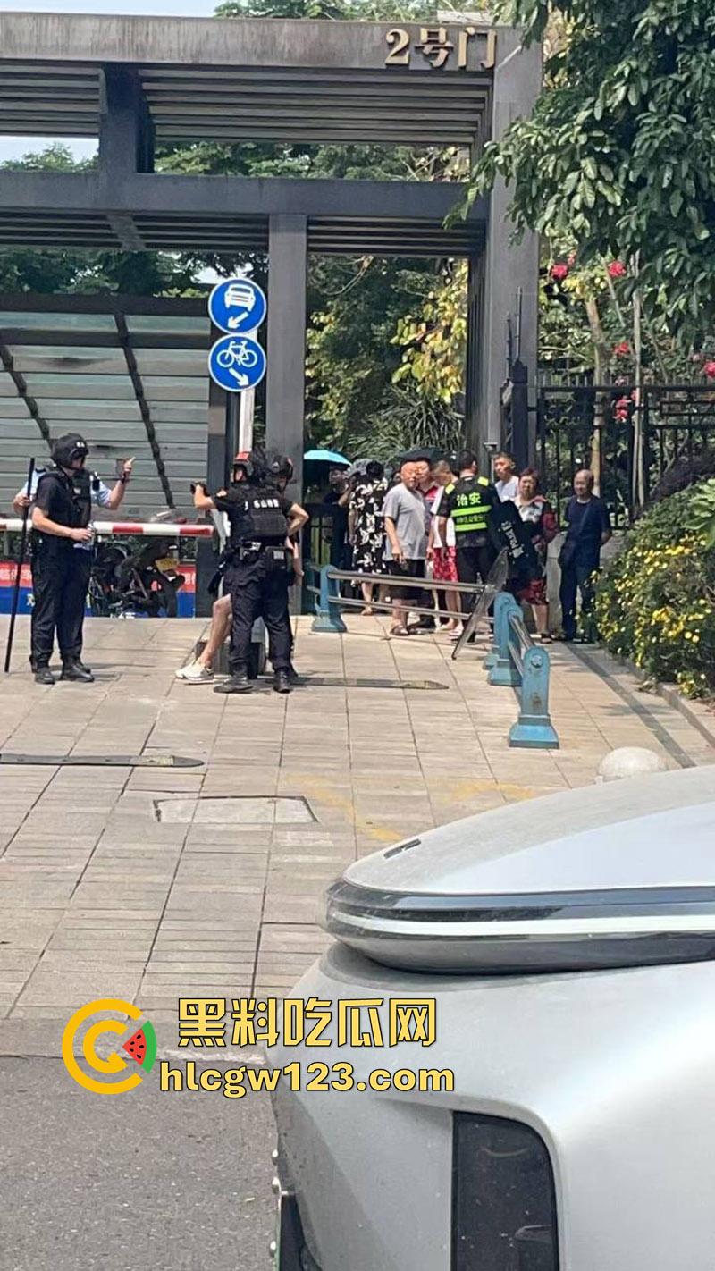 四川乐山持刀暴徒，男子报复社会当街行凶，砍保安还袭警，被民警开枪制服，嫌疑人已被送医！-1