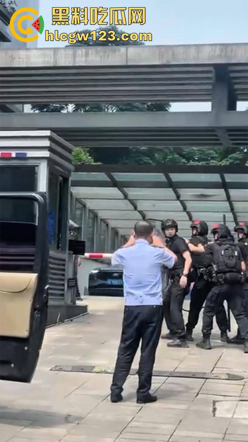 四川乐山持刀暴徒，男子报复社会当街行凶，砍保安还袭警，被民警开枪制服，嫌疑人已被送医！-4