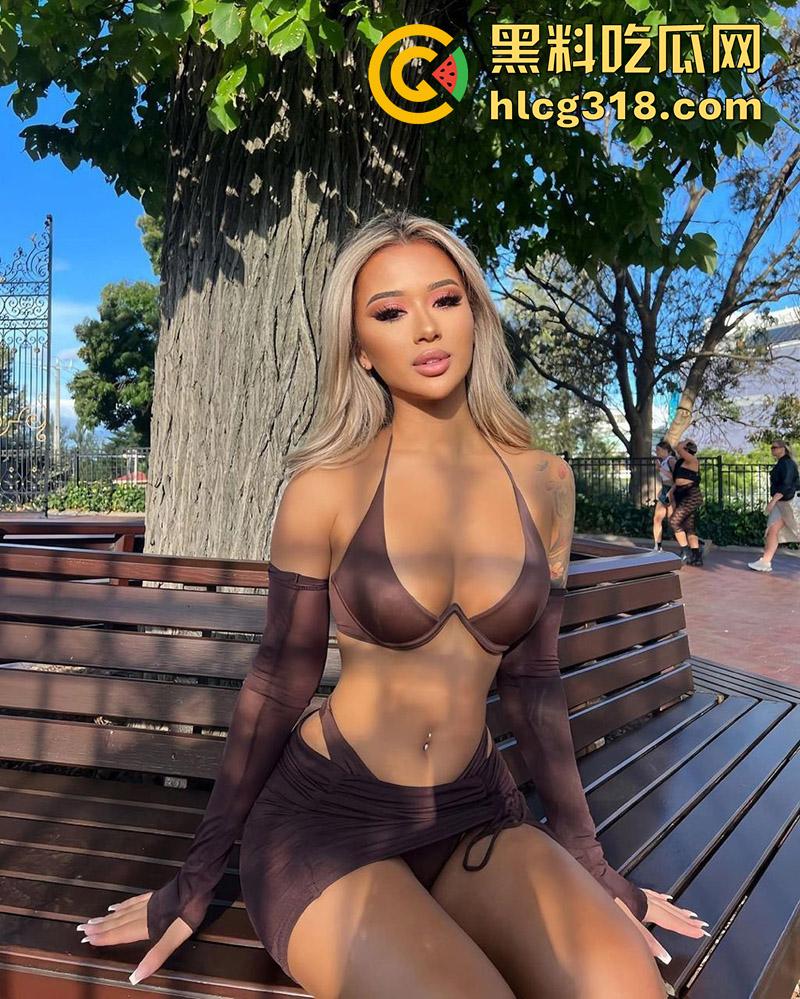 欧美风顶级身材模特【Atagram】，丰乳肥臀亚裔尤物，出轨金主分手后，被男友曝光性爱视频！-1