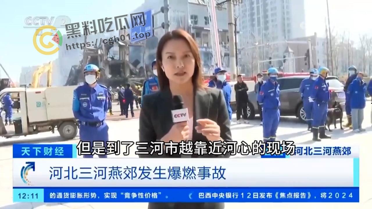 CCTV报道燕郊爆炸被打断 记者私人账号【许梦哲】上传当地警察暴力阻拦视频被删除 原视频流出-2