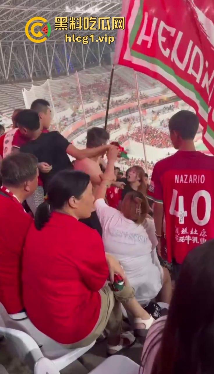 火气有些大!河南球迷在客队看台区大打出手!比看比赛还过瘾-4