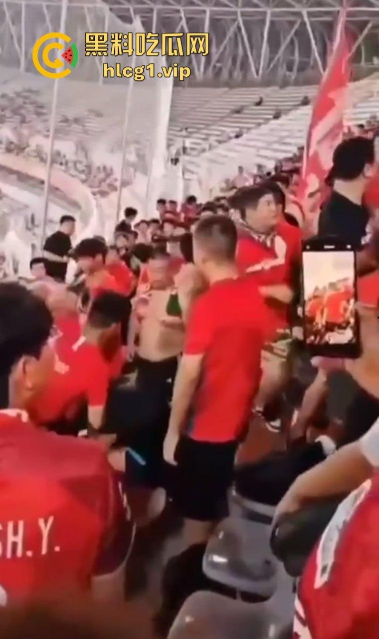 火气有些大!河南球迷在客队看台区大打出手!比看比赛还过瘾-6