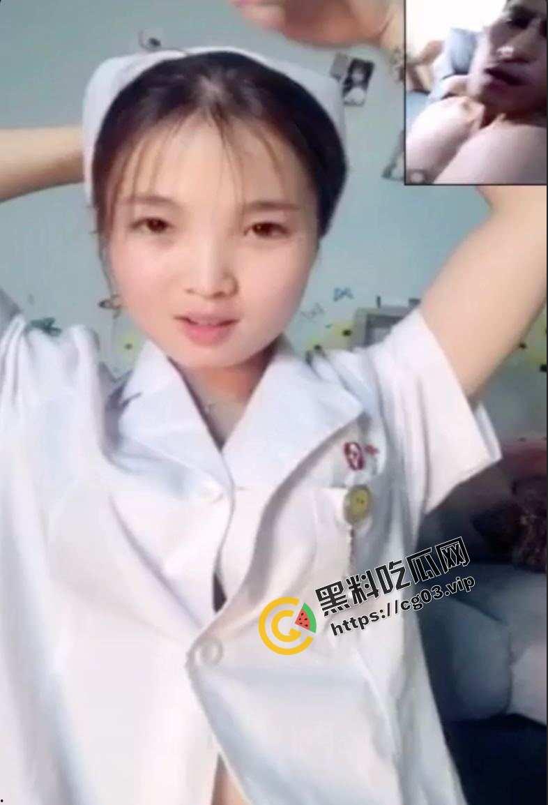 风骚护士与肌肉帅气情夫视频聊骚 被渣男情夫录屏曝光-1