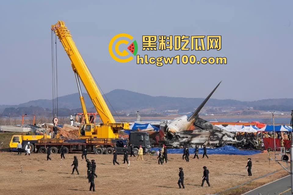 韩国济州航空坠机惨剧，因一只鸟导致181人中179人丧生，仅尾部保留形状，2名机组人员侥幸生还！-9
